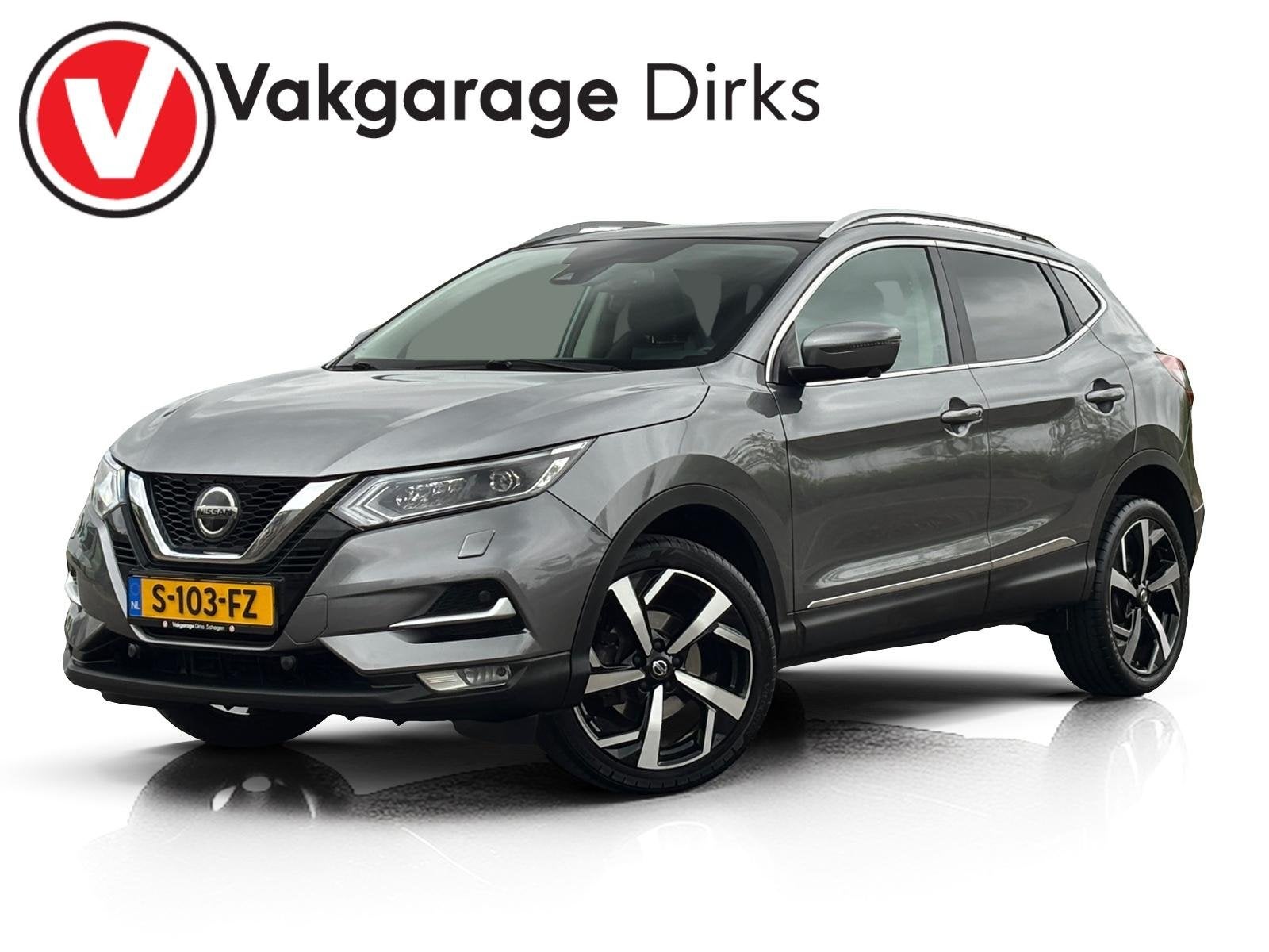 Nissan Qashqai 1.3 DIG-T Aut7 160 PK Premium ✅ Leder ✅ P, Gebruikt, Euro 6, Automatische klimaatregeling, Leder
