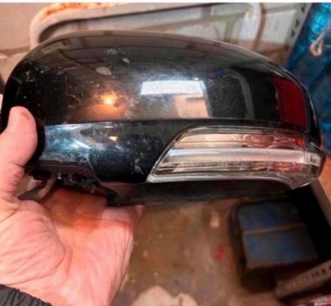 Toyota IQ rechter buitenspiegel elektrisch verstelbaar, Auto-onderdelen, Spiegels, Ophalen of Verzenden, Gebruikt, Toyota