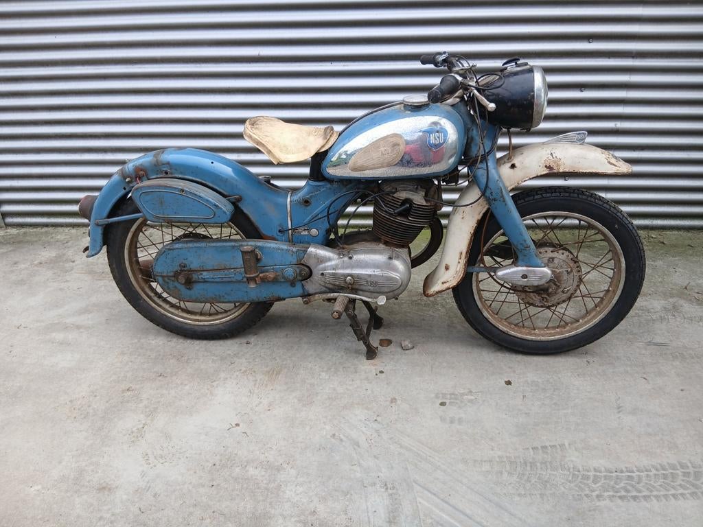 NSU 250cc. 4 takt oldtimer motor patina nsu max dkw