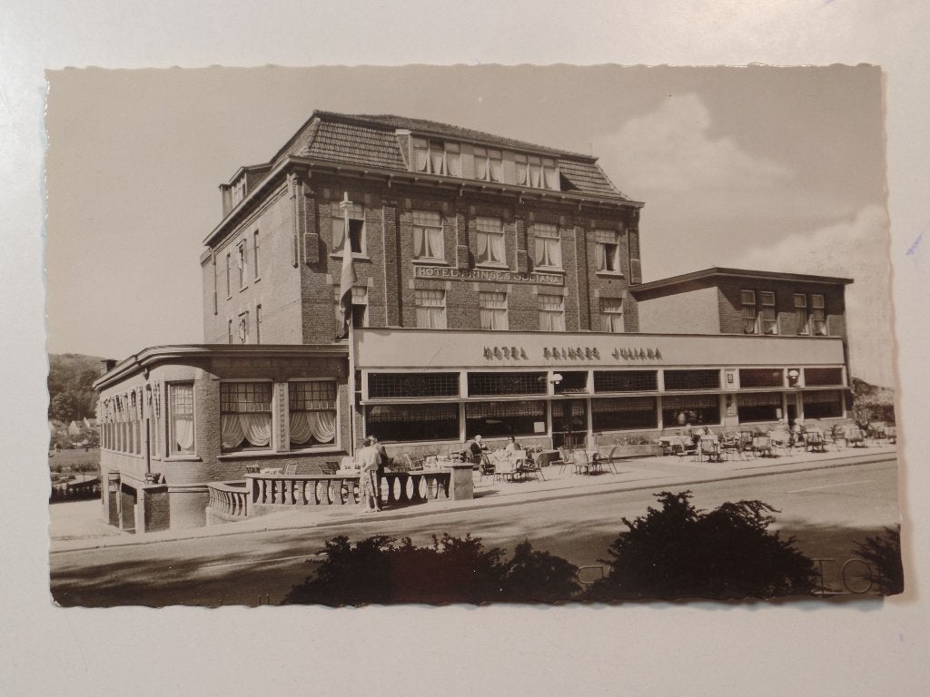 Valkenburg hotel Juliana, Verzamelen, Verzenden, 1940 tot 1960, Gelopen, Limburg