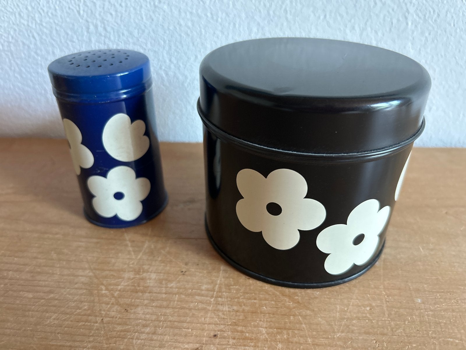 Vintage Aarikka Finland strooibusje en voorraadpotje, Ophalen of Verzenden