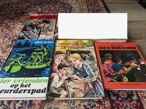 4 x Piet Prins. Daan en Sietze. Vier Vrienden op het Speurde, Tweede Wereldoorlog, Ophalen of Verzenden, Zo goed als nieuw, Overige onderwerpen