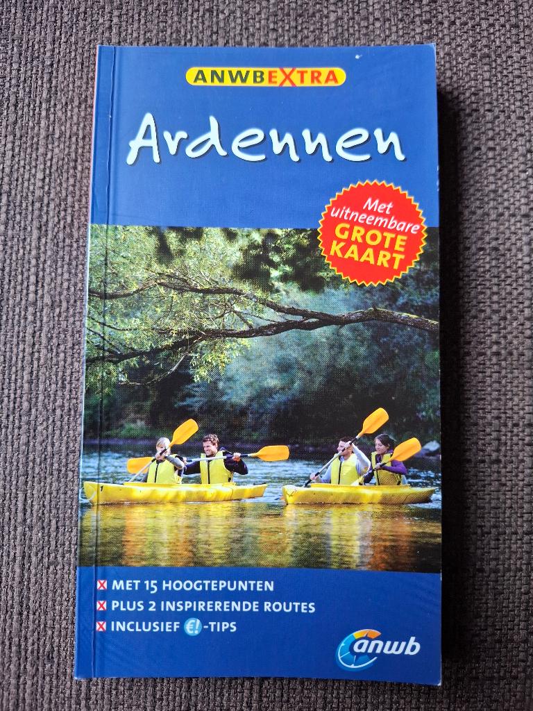 ANWB reisgids Ardennen met kaart!, Gelezen, Ophalen of Verzenden, Reisgids of -boek, ANWB