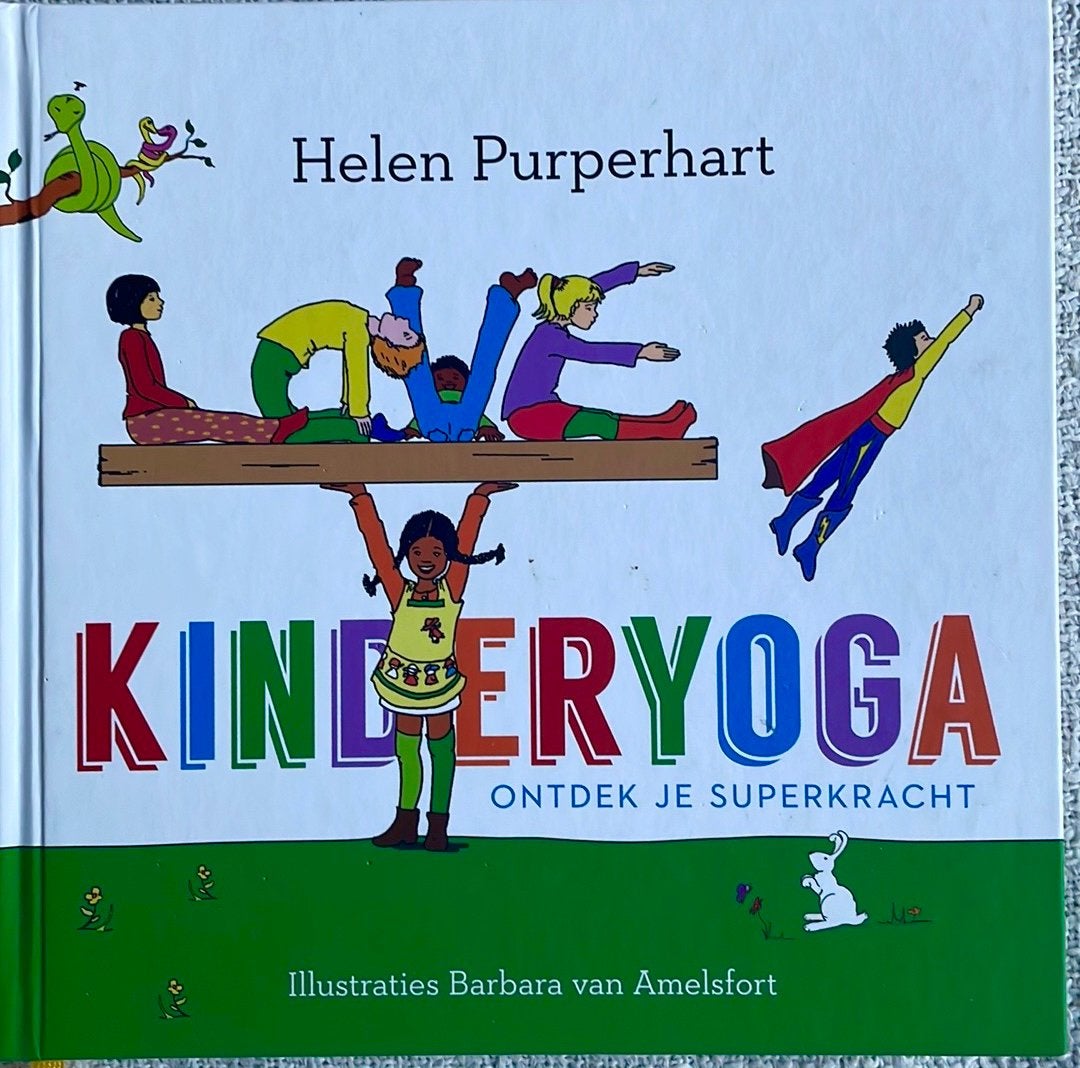 Helen Purperhart - Kinderyoga, Meditatie of Yoga, Ophalen of Verzenden, Zo goed als nieuw, Instructieboek