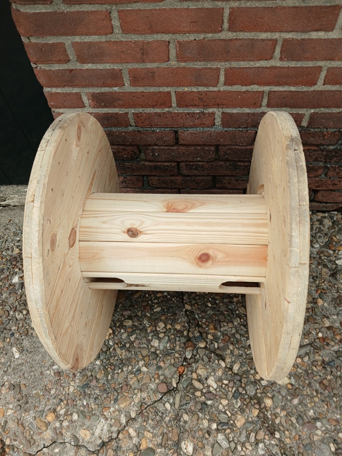 1 Nieuwe houten haspel €25, Ophalen, Nieuw, Hout