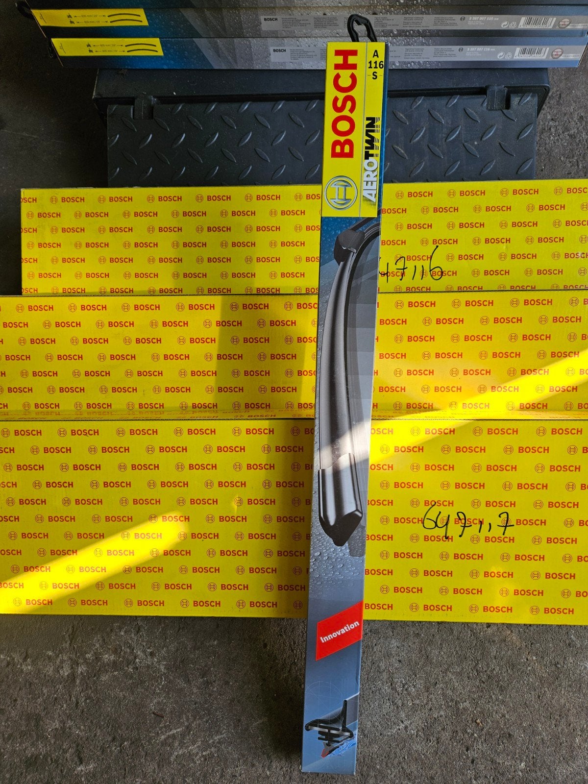 Bosch aerotwin ruitenwissers a116s voor o.a. Clio en Megane, Ophalen of Verzenden, Nieuw
