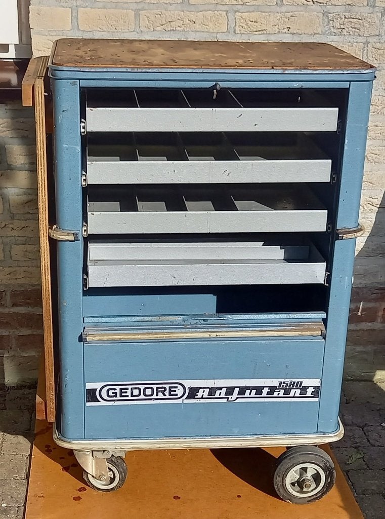 Gedore Adjutant 1580 gereedschapswagen, Ophalen, Gebruikt