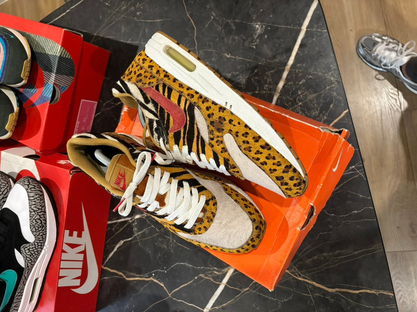 Nike air max 1 animals 1.0, Ophalen of Verzenden, Zo goed als nieuw, Overige kleuren