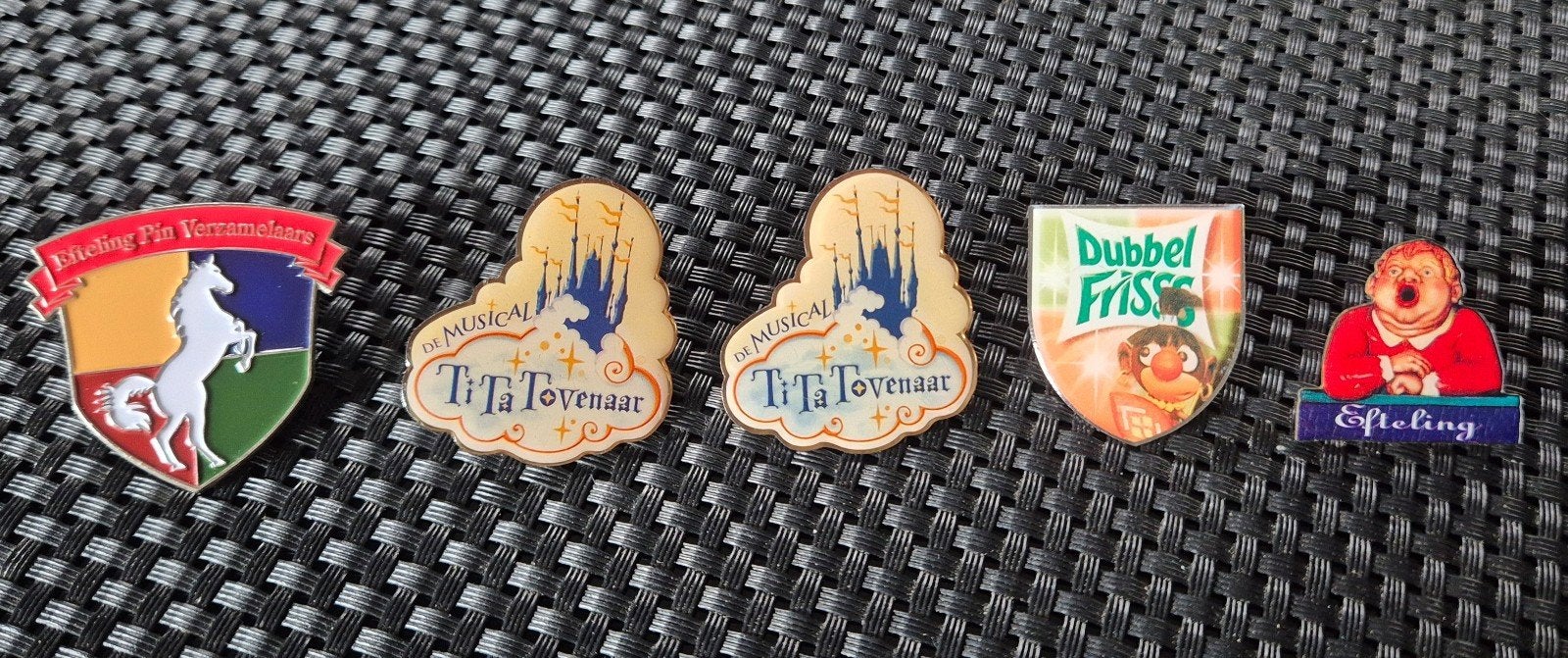 Efteling Pins - Verzameling van 5 unieke speldjes, Ophalen of Verzenden, Button of Speldje