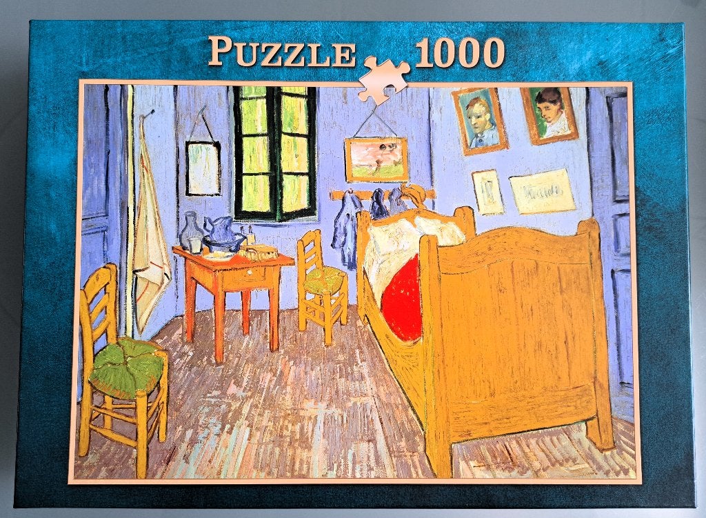 Puzzel Vincent van Gogh’s slaapkamer in Arles 1000 stukjes, Hobby en Vrije tijd, Denksport en Puzzels, Ophalen, 500 t/m 1500 stukjes