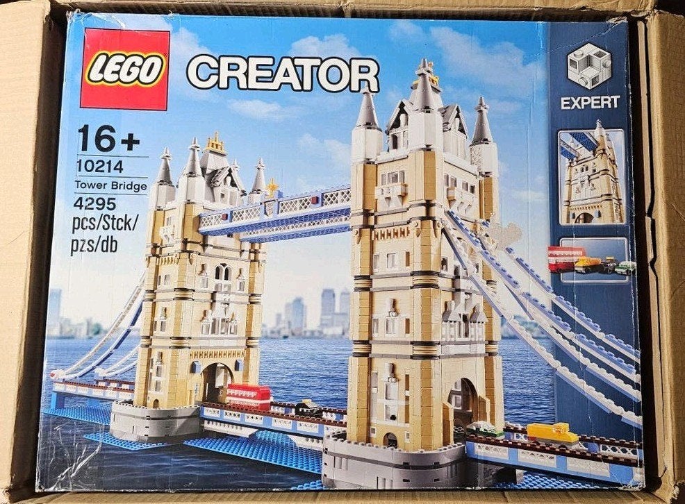 Lego 10214 Tower Bridge, Ophalen, Inclusief instructies, Lego, Zo goed als nieuw