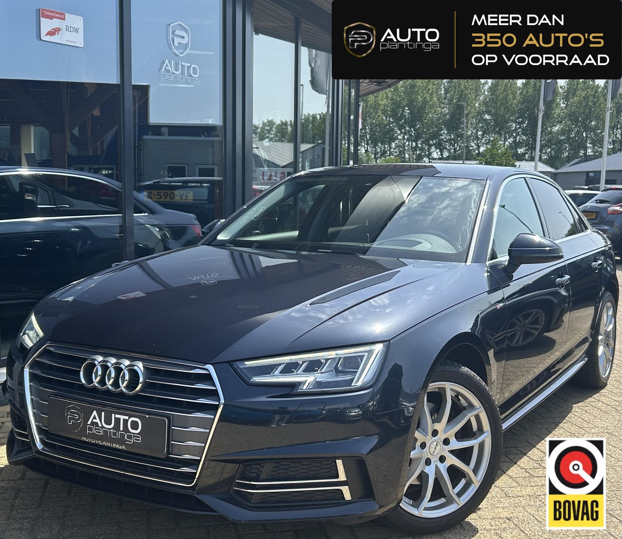 Audi A4 Limousine 2.0 TFSI ultra Sport Pro Line S 190PK | Un, Auto's, Automatische klimaatregeling, Gebruikt, 1984 cc, Blauw