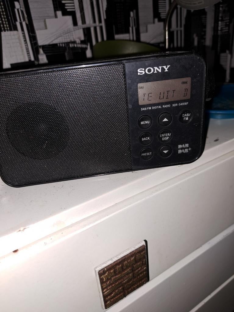 Sony DAB+ Radio XDR-S40DBP op batterijen, Ophalen, Gebruikt, Radio