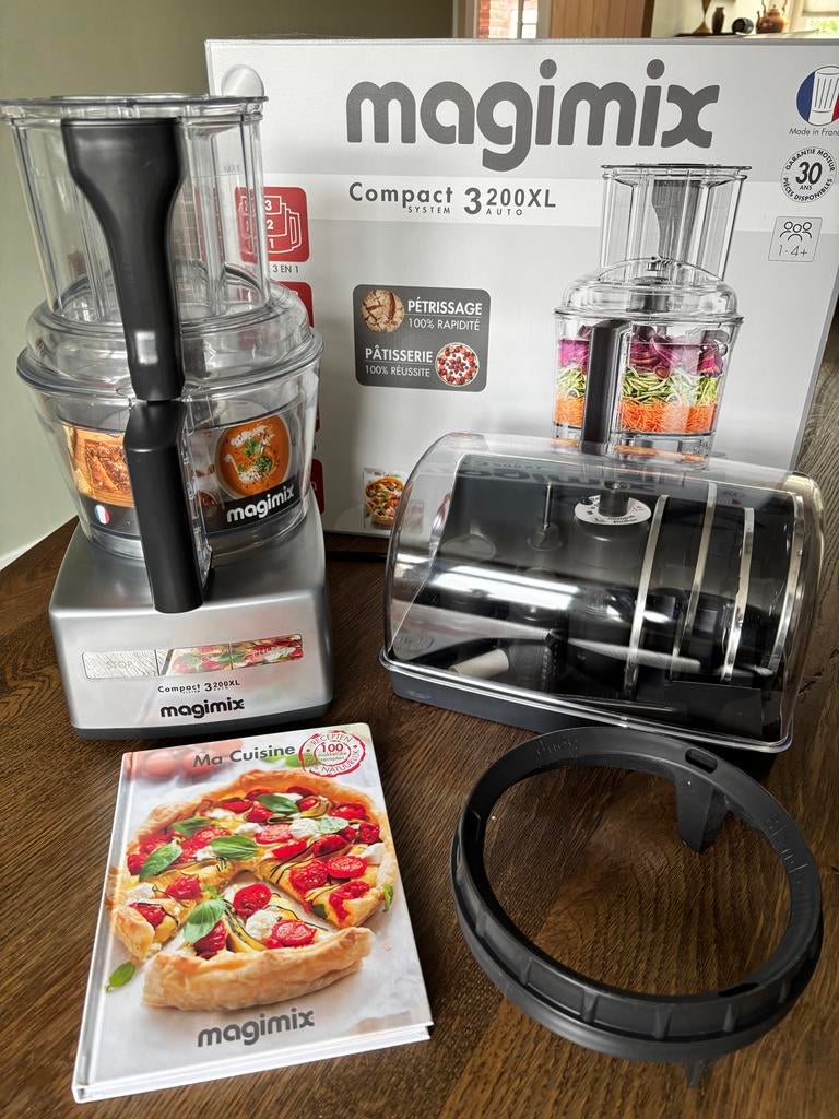 Magimix Compact 3200XL Keukenmachine - Zo goed als nieuw, Ophalen of Verzenden, Zo goed als nieuw, Overige materialen