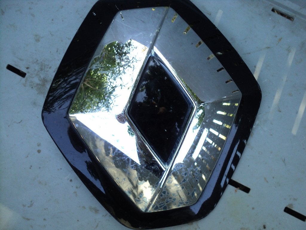 EMBL + ZWARTE HOUDER/HUIS VOOR RENAULT ZIE ONDERDEEL NUMMER, Ophalen, Gebruikt, Bumper, Renault