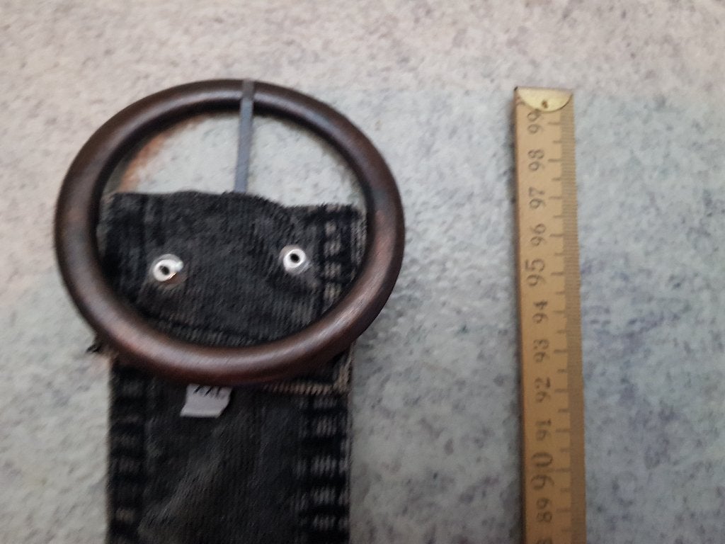 Riem Corduroy, Kleding | Dames, Riemen en Ceinturen, 3 tot 5 cm, Zwart, 90 tot 100 cm, Ophalen of Verzenden