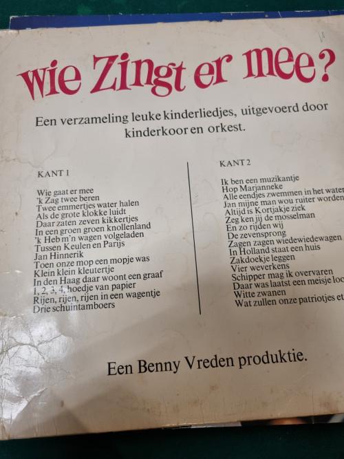 lp wie zingt mee kinderliedjes, Cd's en Dvd's, Vinyl | Overige Vinyl, Ophalen of Verzenden
