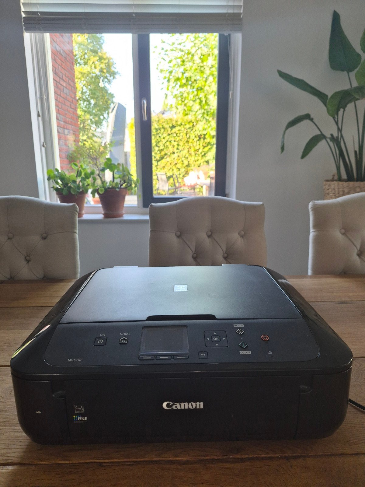 Canon MG5750 All-in-One Printer - Zwart, Computers en Software, Ophalen, Gebruikt, Canon, Inkjetprinter