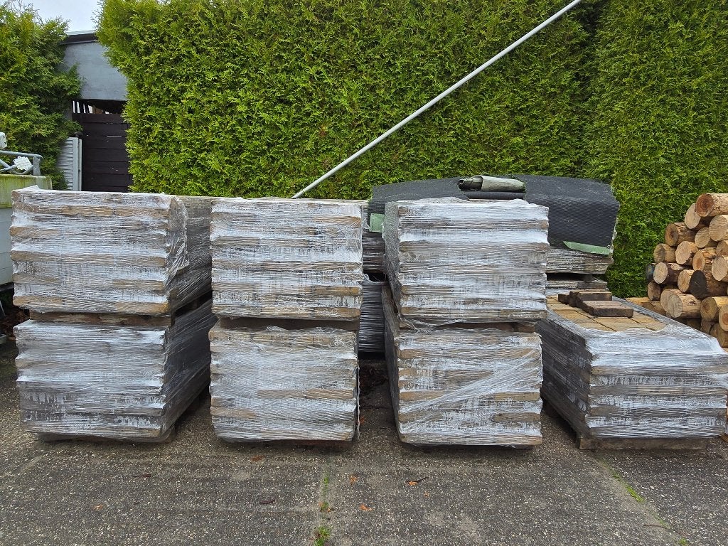 Hardgebakken Gele Straat Klinkers | ca 46m2 | Op pallets, Tuin en Terras, Tegels en Klinkers, Ophalen, Gebruikt, Beton, Klinkers