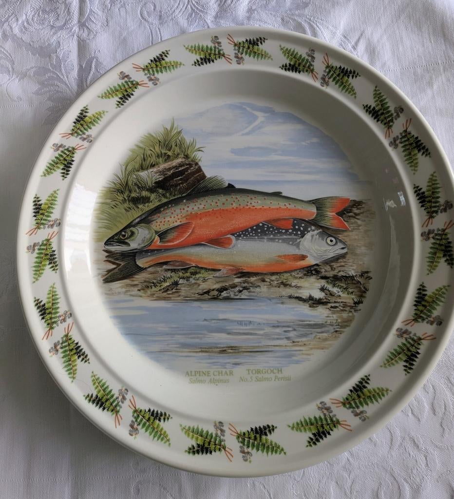 9 Portmeirion Angler Fern Visborden dia m. 27cm., Ophalen, Nieuw