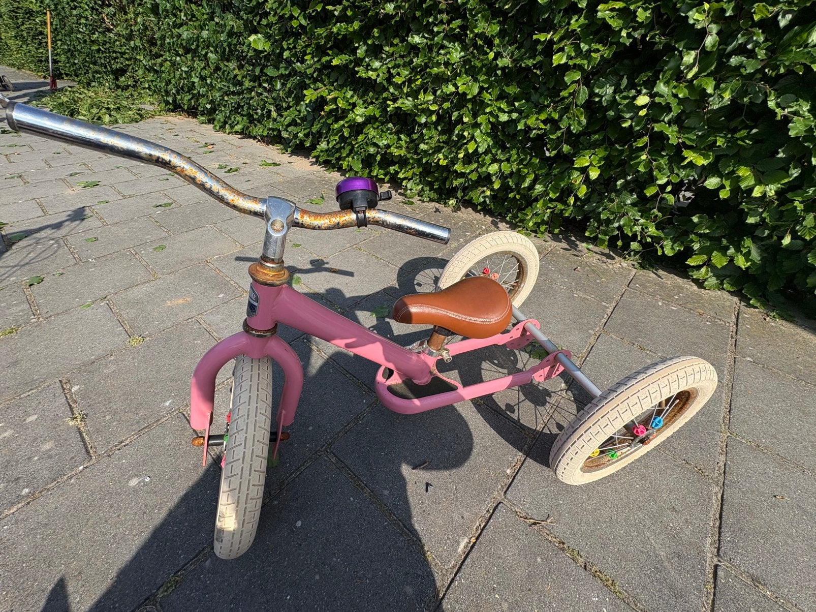 Trybike roze, Ophalen, Gebruikt