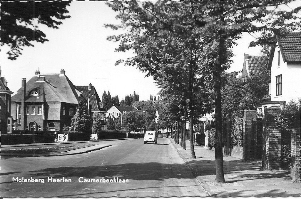 Oude ansichtkaart Molenberg Heerlen Caumerbeeklaan, Ophalen of Verzenden, 1960 tot 1980, Ongelopen, Limburg