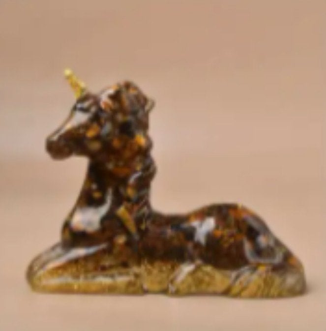 4 mooie  eenhoorns/ tygeroog/aquamarijn/ opaliet/ rookwarts, Ophalen of Verzenden, Nieuw, Paard, Beeldje of Figuurtje