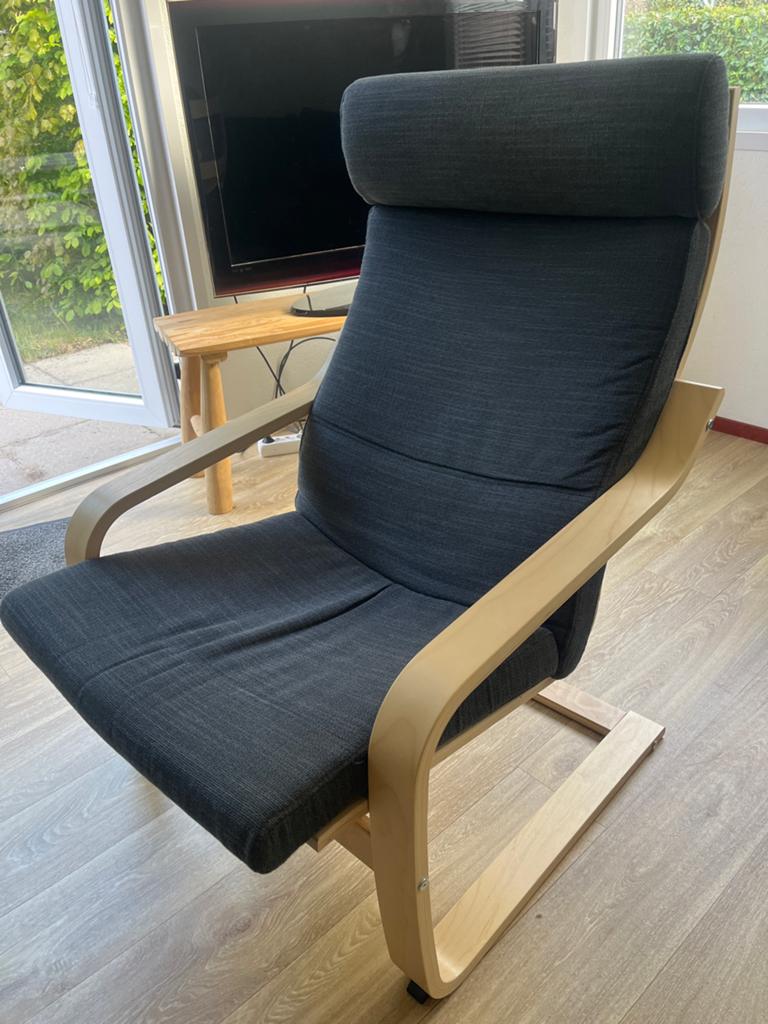 IKEA Poäng fauteuil in zeer goede staat, Huis en Inrichting, Fauteuils, Ophalen, 75 tot 100 cm, Zo goed als nieuw, 50 tot 75 cm