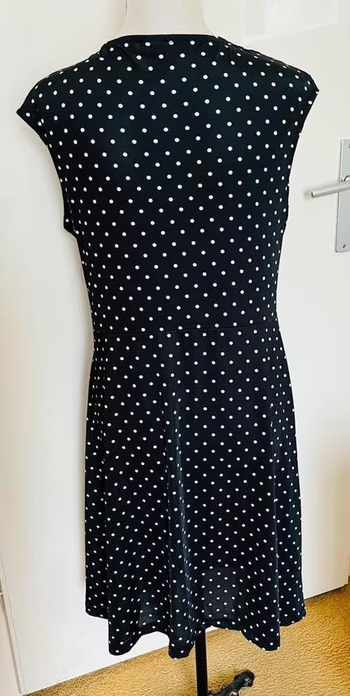 Bodyflirt polkadot jurk maat 40/42[v], Maat 38/40 (M), Blauw, Ophalen of Verzenden, Zo goed als nieuw