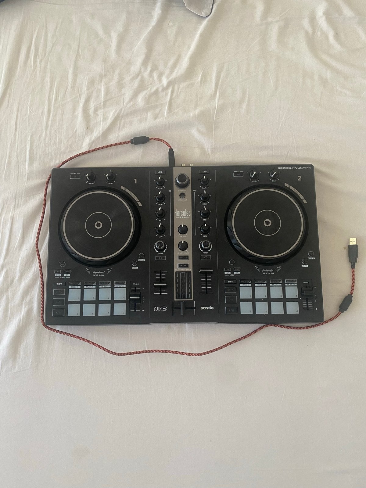 Hercules DJControl Inpulse 300 MK2 DJ-controller, Ophalen of Verzenden, Zo goed als nieuw, Dj-set, Overige merken