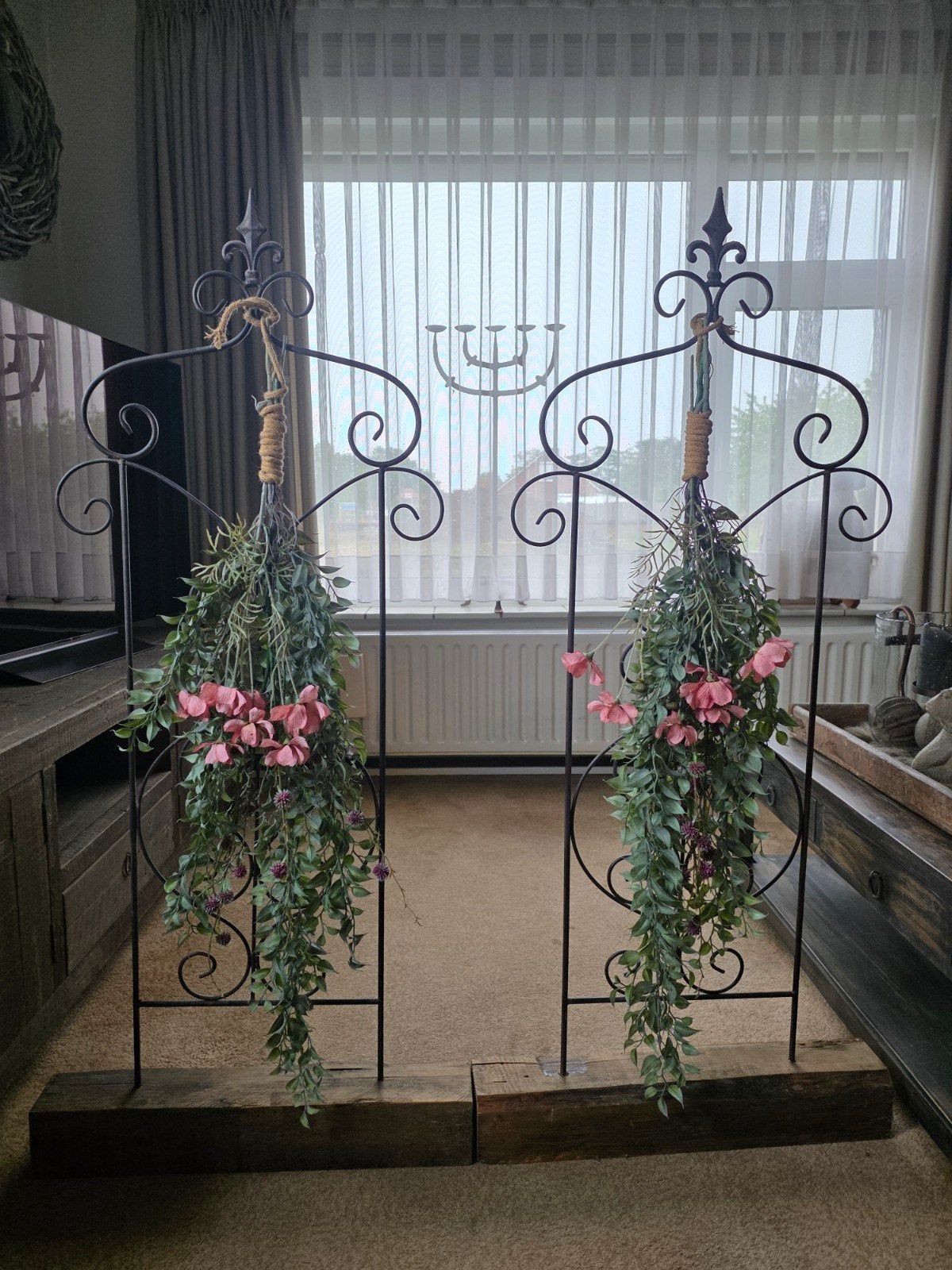 landelijke raamstandaard /raamdecoratie, Ophalen of Verzenden
