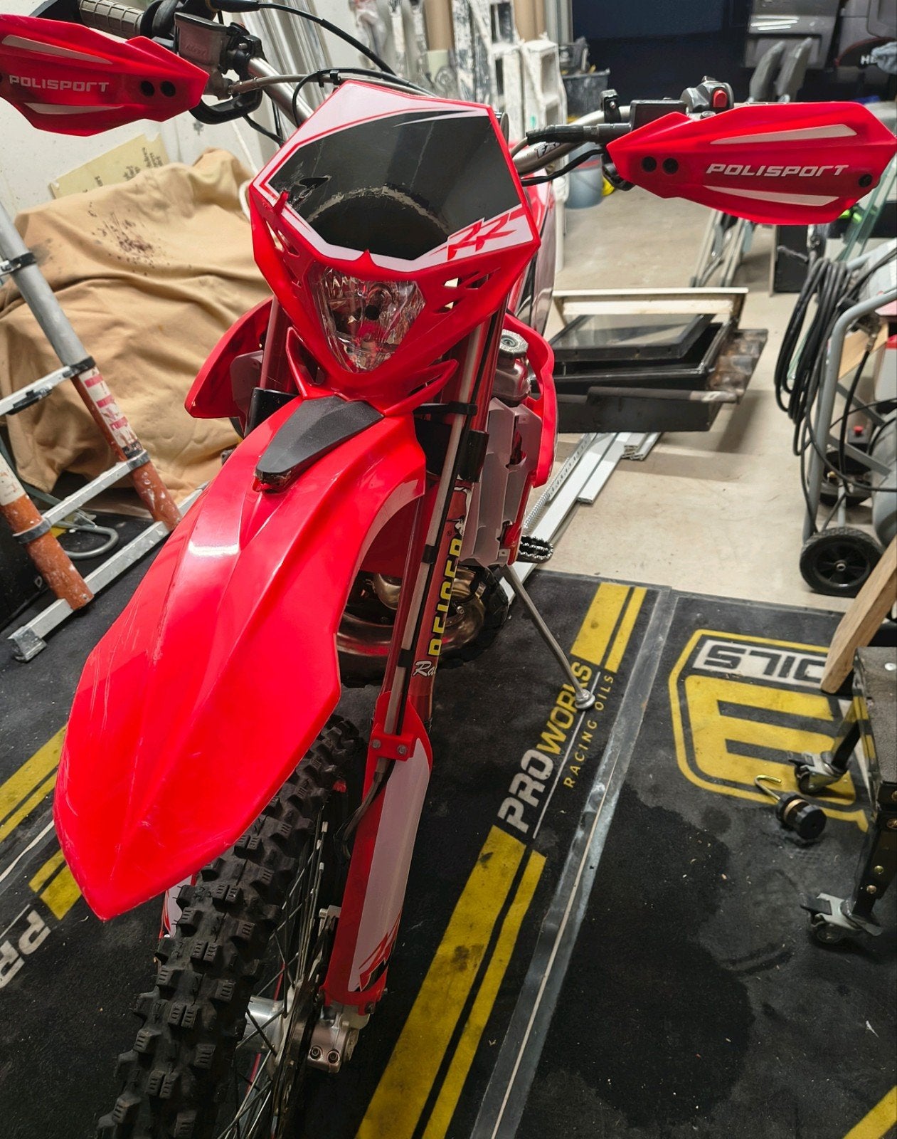 Beta 300 RR Factory, Ophalen, Gebruikt