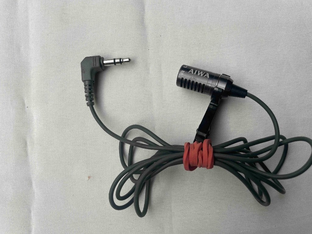 Dasspeldmicrofoon Aiwa, Muziek en Instrumenten, Microfoons, Ophalen of Verzenden, Gebruikt, Overige typen