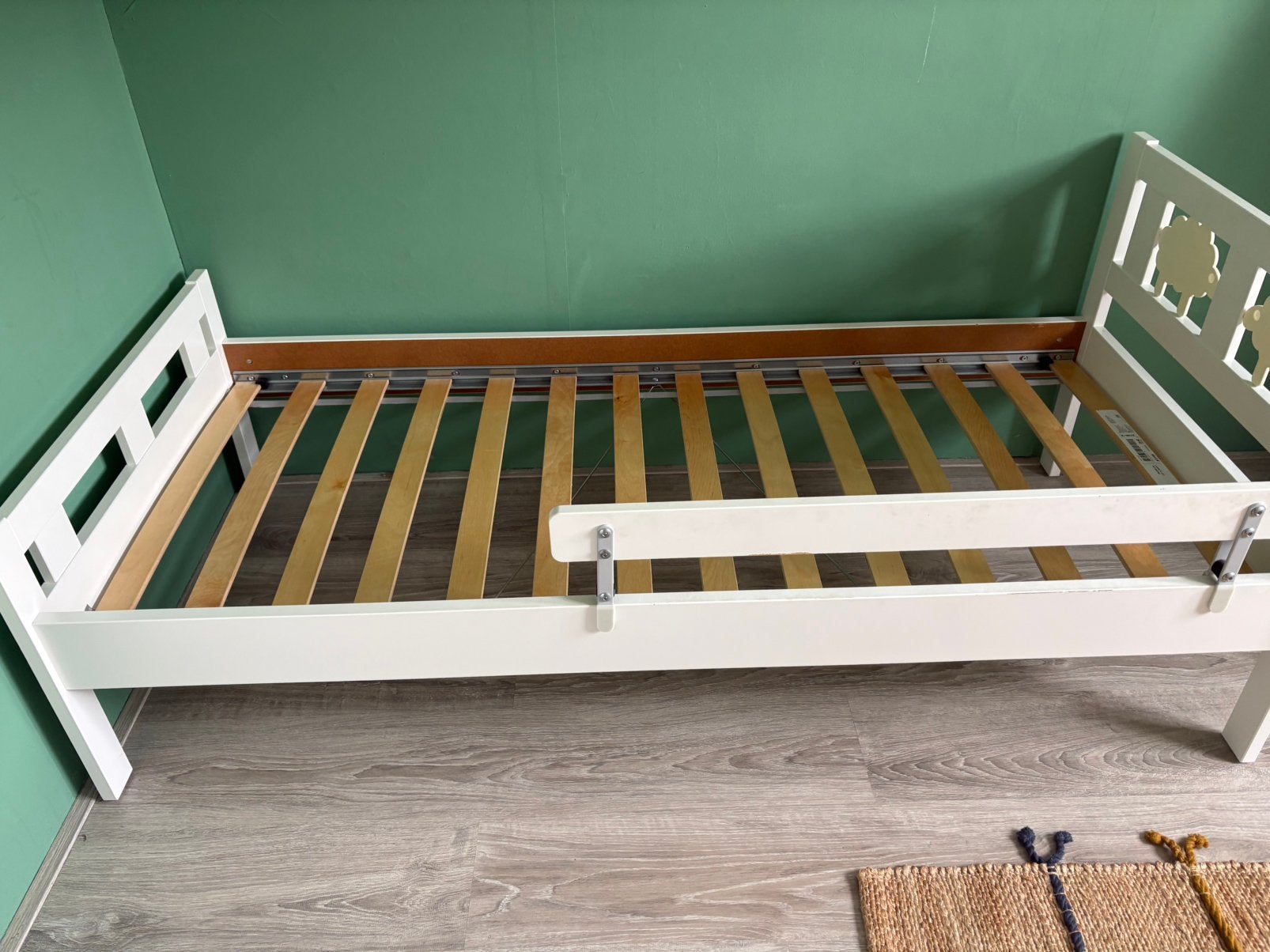 Peuterbed IKEA Kritter, Ophalen, Gebruikt, 140 tot 160 cm, 70 tot 85 cm