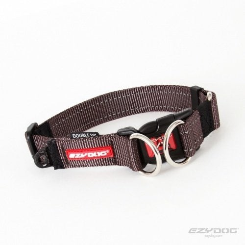EZYDOG Double Up Halsband hond Bruin XL Nek 51-80 cm KOOPJE!, Ophalen of Verzenden, Nieuw