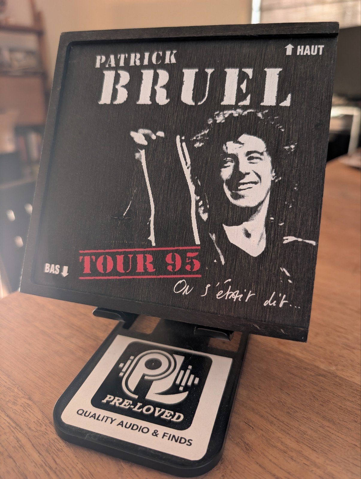 Patrick Bruel - Tour 95 CD in houten kistje, Speciale editie, Ophalen of Verzenden, Zo goed als nieuw, Live-album