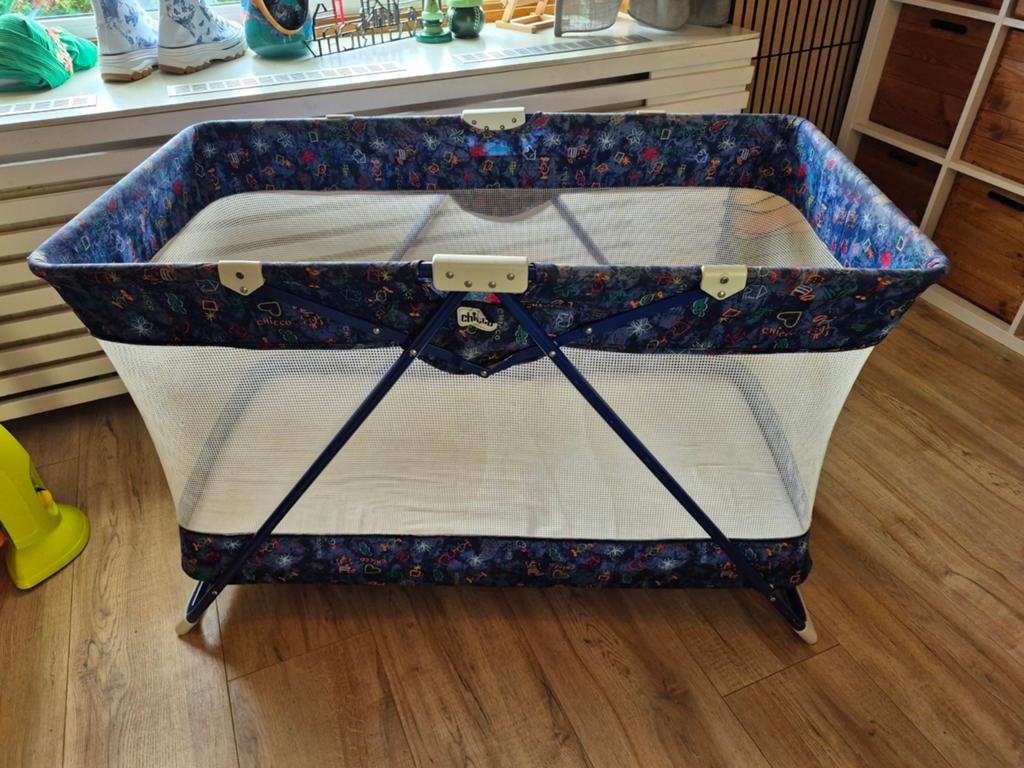 Vintage Chicco reisbedje inclusief matras, Ophalen