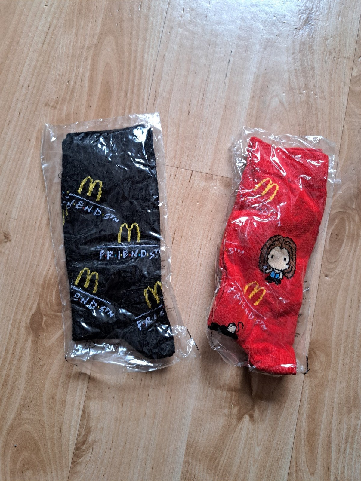 McDonald's x Friends Sokken nieuw - Maat 35-39, Sokken en Kniesokken, McDonald's x Friends, Zwart, Maat 35 t/m 38