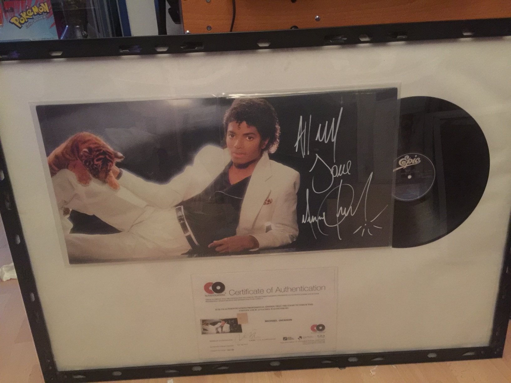 Michael Jackson collectie lp foto poppen 7” en meer, Ophalen, Zo goed als nieuw, 12 inch