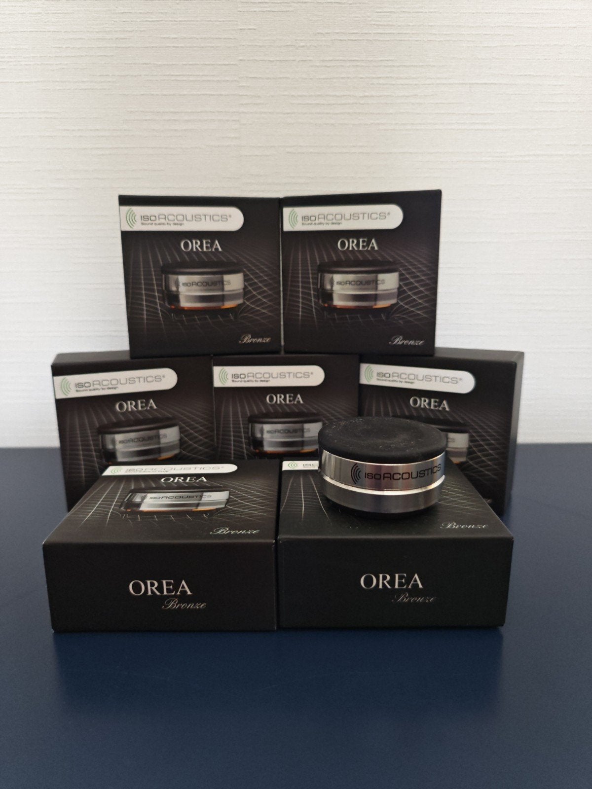 ISOACOUSTICS OREA Bronze isolatievoeten (per stuk), Ophalen of Verzenden, Zo goed als nieuw