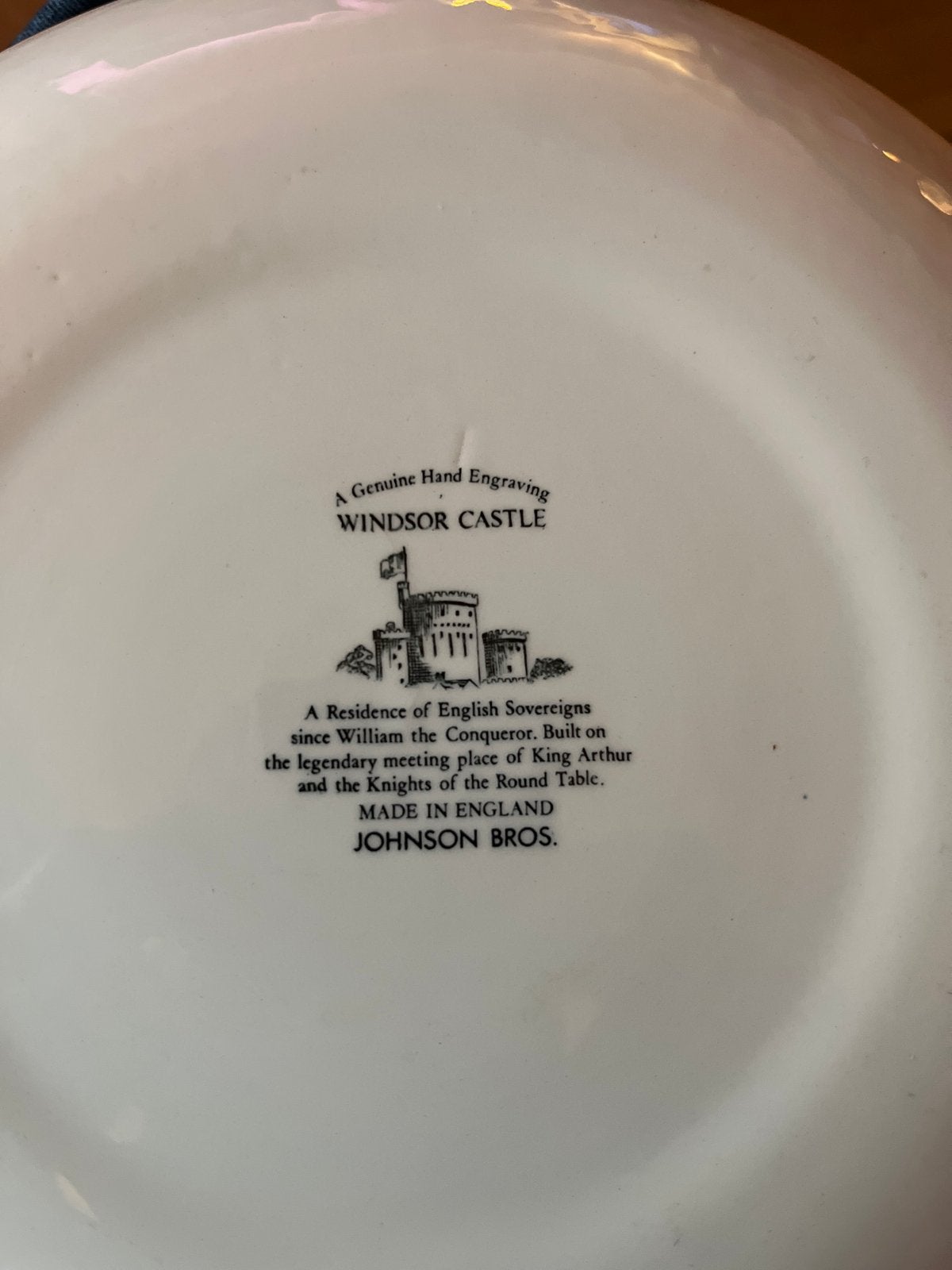 Decoratief bord Windsor Castle - Johnson Bros. Made in Engla, Ophalen of Verzenden