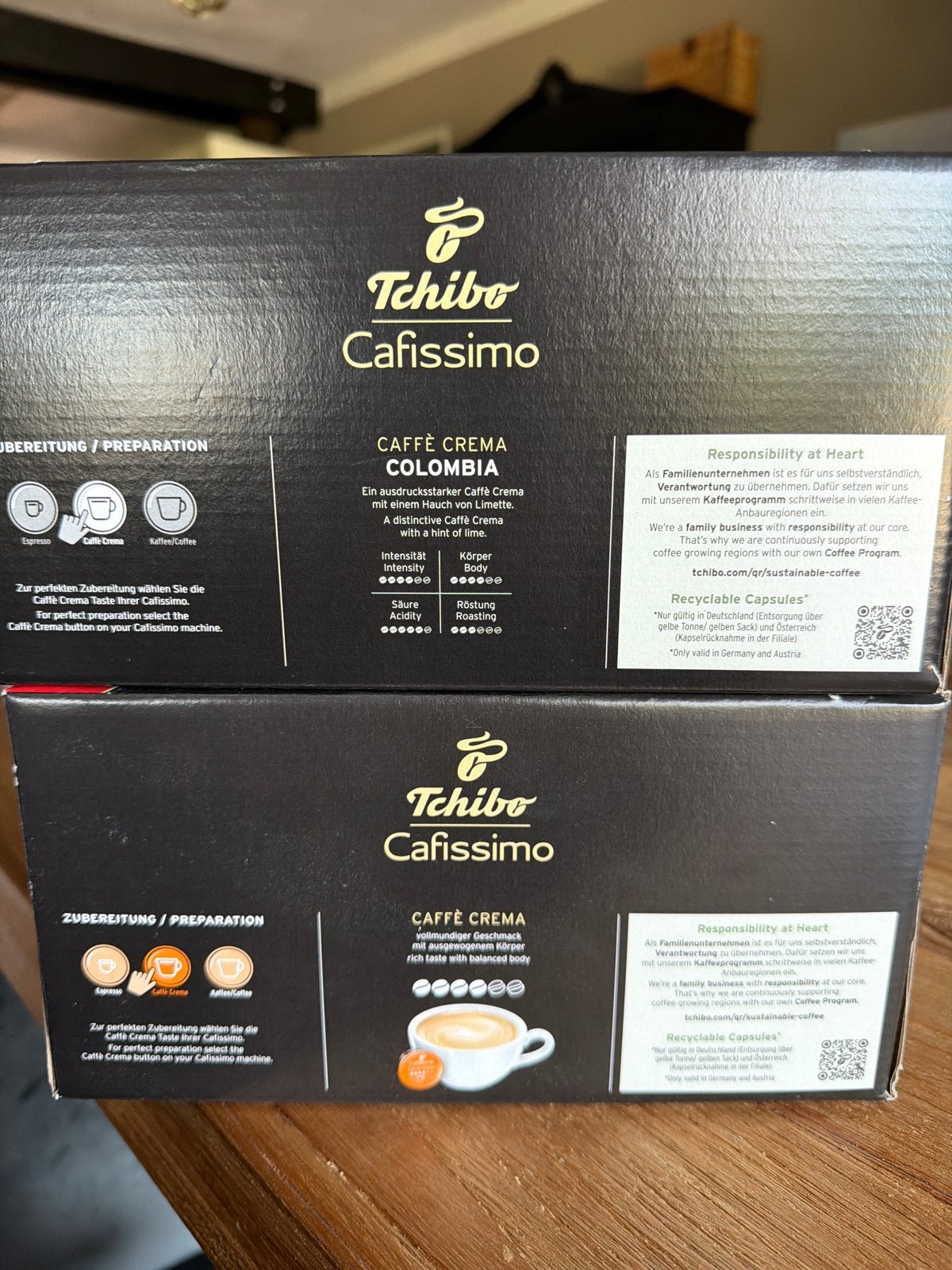 Tchibo Cafissimo Caffè Crema koffiecups - 2x96 stuks, Ophalen of Verzenden, Nieuw, Koffiepads en cups