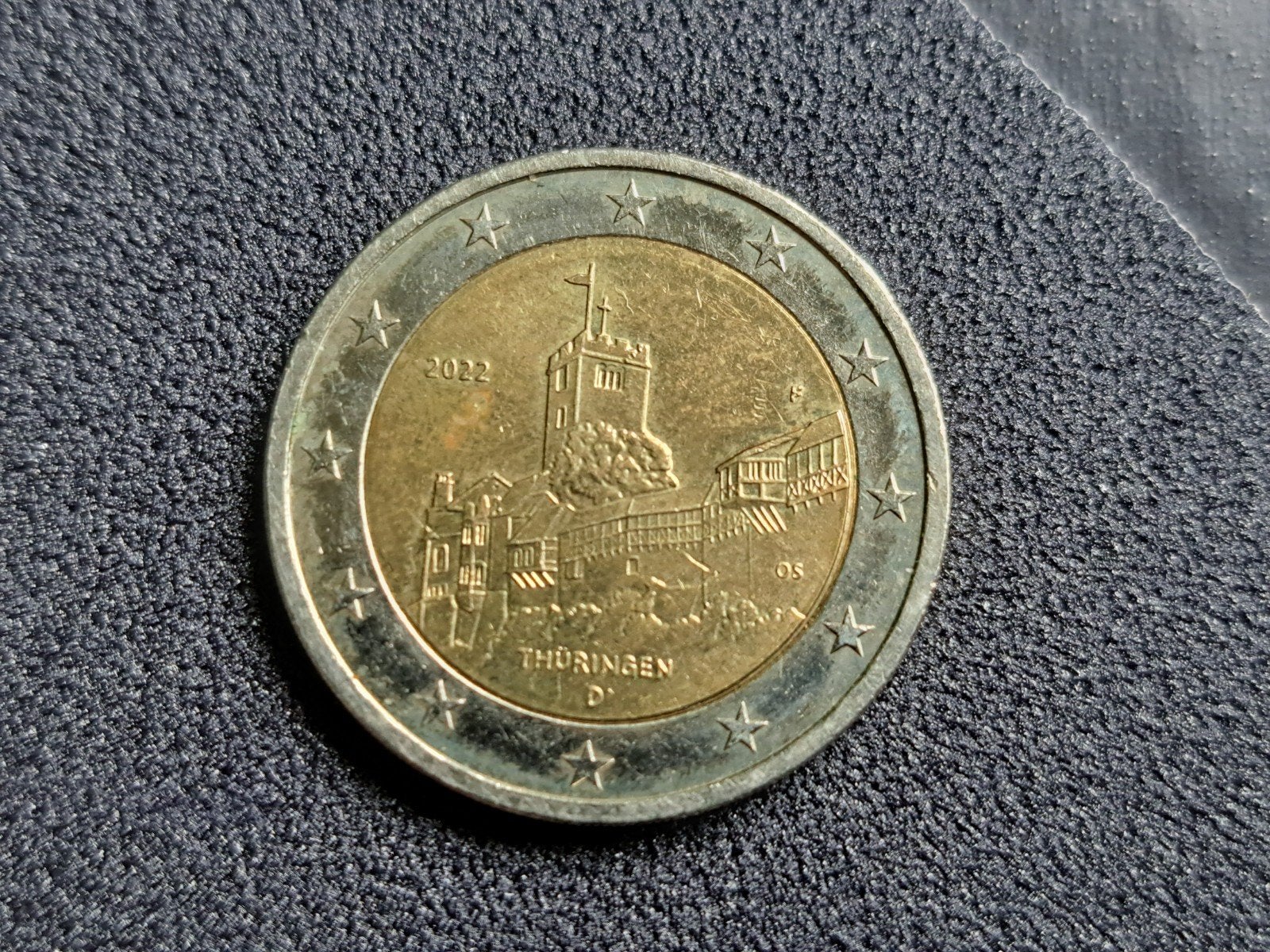 2 euro cc Duitsland Thuringen 2022 (F), Postzegels en Munten, Ophalen of Verzenden, Duitsland, 2 euro