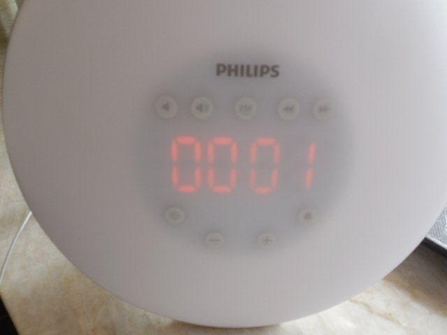 philips daglicht wekker, Ophalen of Verzenden, Zo goed als nieuw, Digitaal