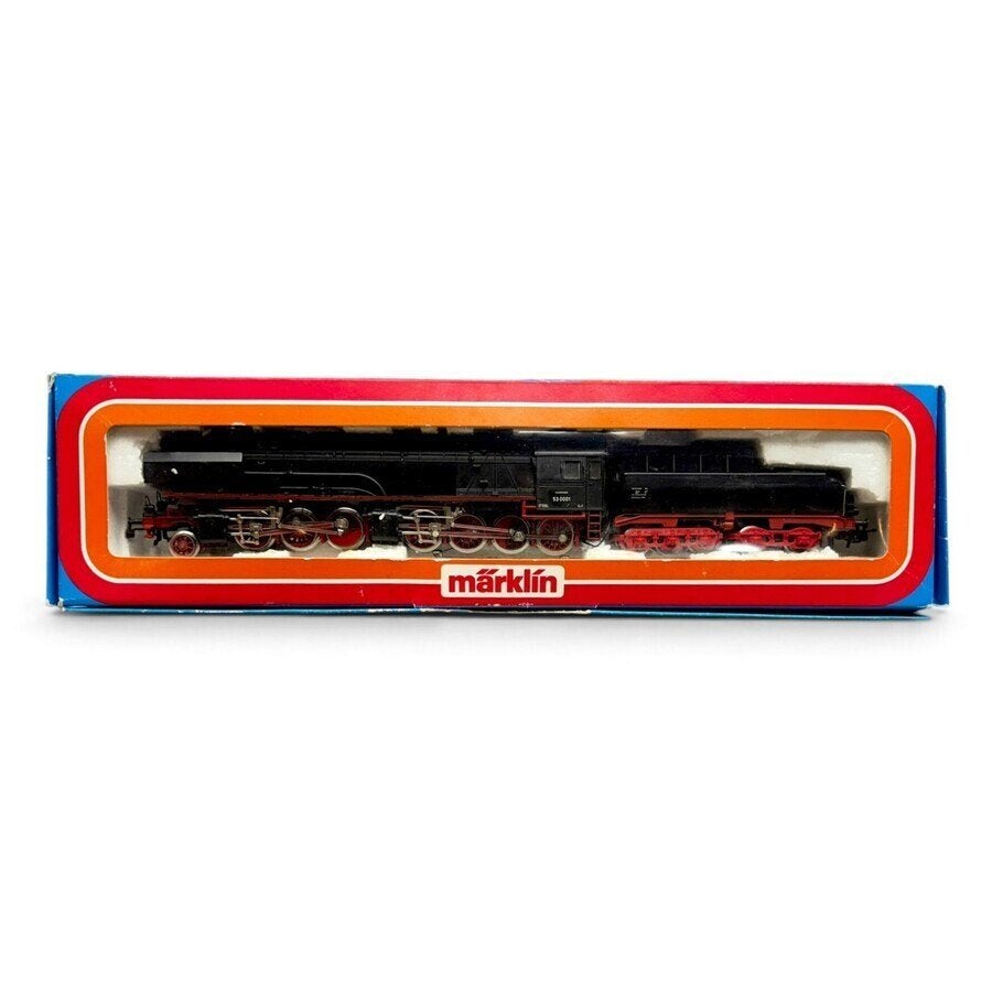 Marklin locomotief, nr. 3012, in doos, Antiek en Kunst, Ophalen of Verzenden