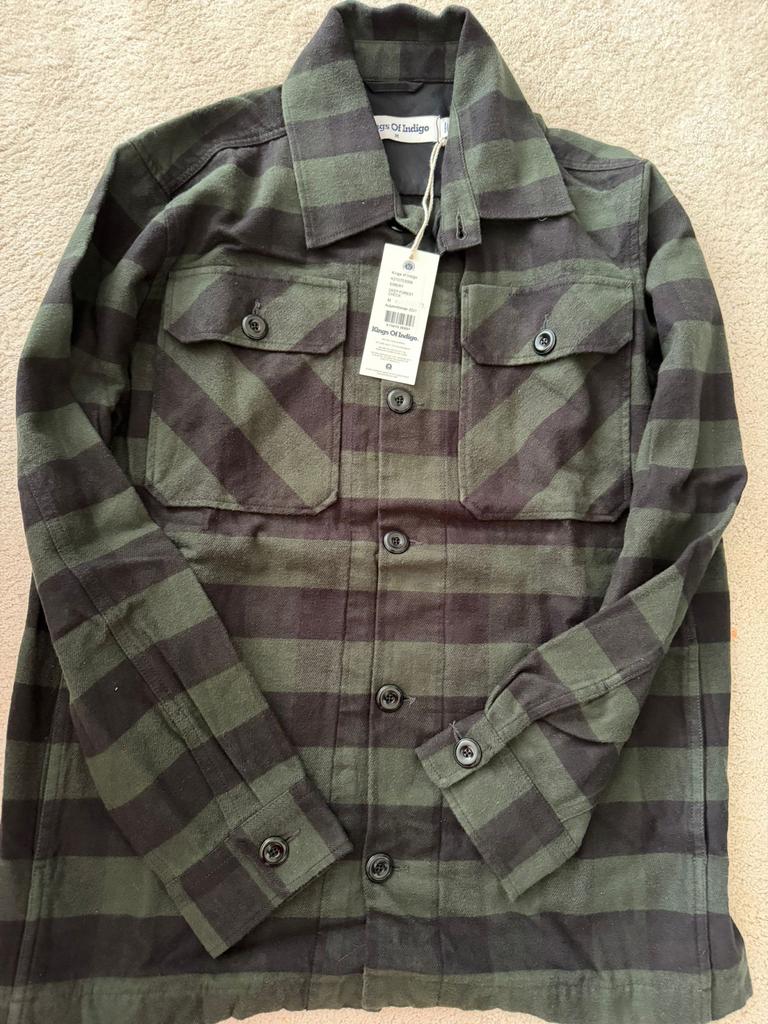 Kings Of Indigo Emery Overhemd Jas - Nieuw met labels, Ophalen of Verzenden, Nieuw, Maat 48/50 (M), Groen