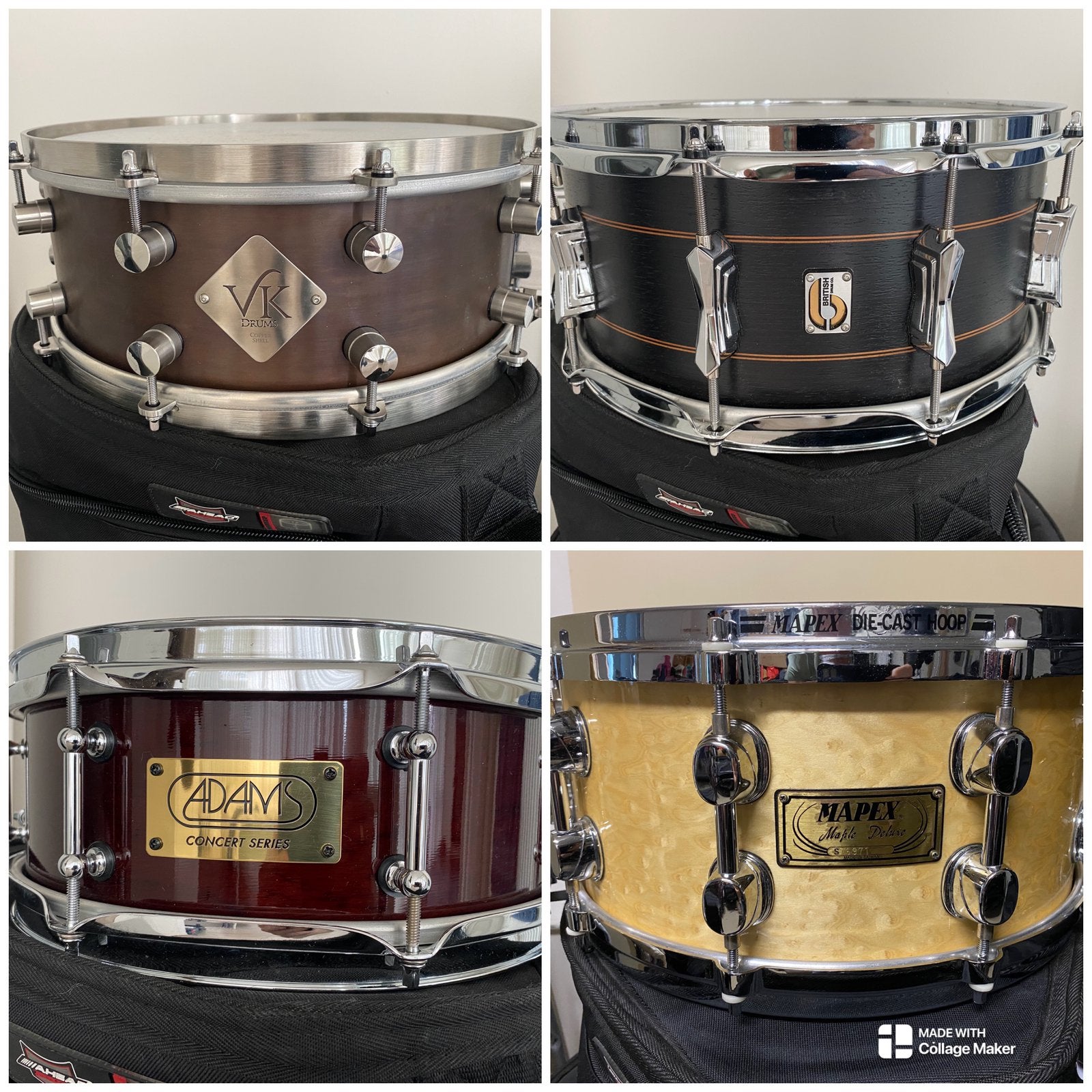Diverse bijzondere collector’s snaredrums, Ophalen of Verzenden, Zo goed als nieuw, Overige merken