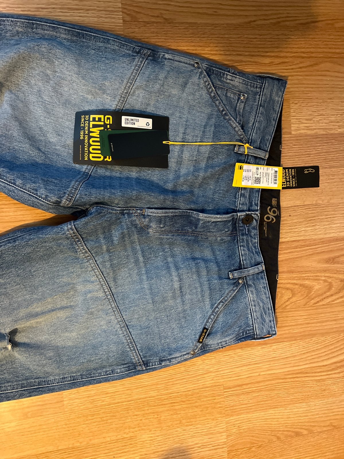 G-Star Elwood 96 3D Jeans - Nieuw met labels, Kleding | Heren, Spijkerbroeken en Jeans, Nieuw, W33 - W34 (confectie 48/50), Blauw
