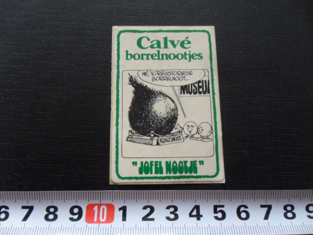 sticker CALVË borrelnootjes  Jofel nootje GS168, Ophalen, Zo goed als nieuw