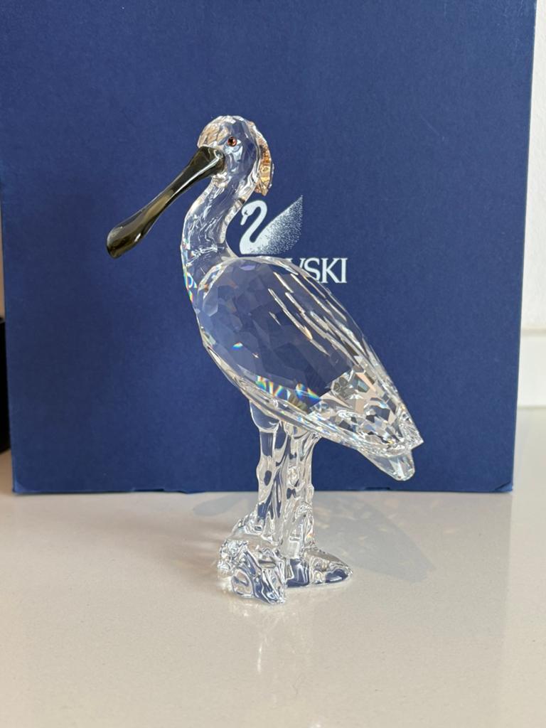 Swarovski lepelaar, Ophalen of Verzenden, Zo goed als nieuw, Figuurtje